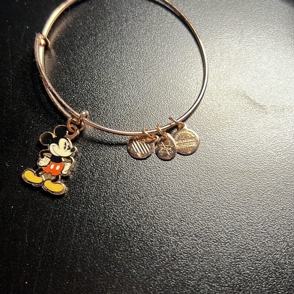 Rose Gold Disney Alex and Ani Mickey Mouse bracelet - Picture 3 of 6
